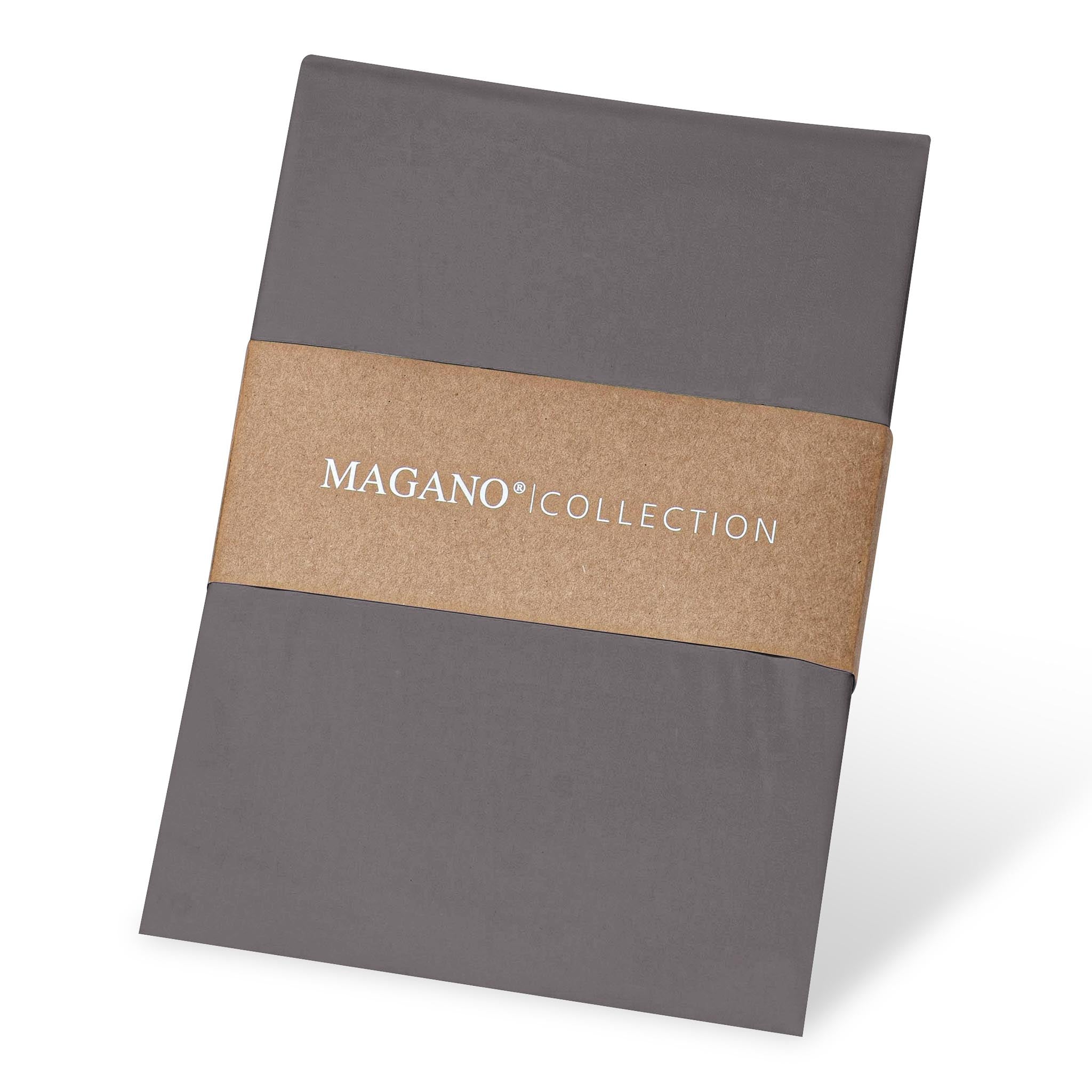 Luxus Bettwäsche Bambus Baumwolle Satin verpackt grau