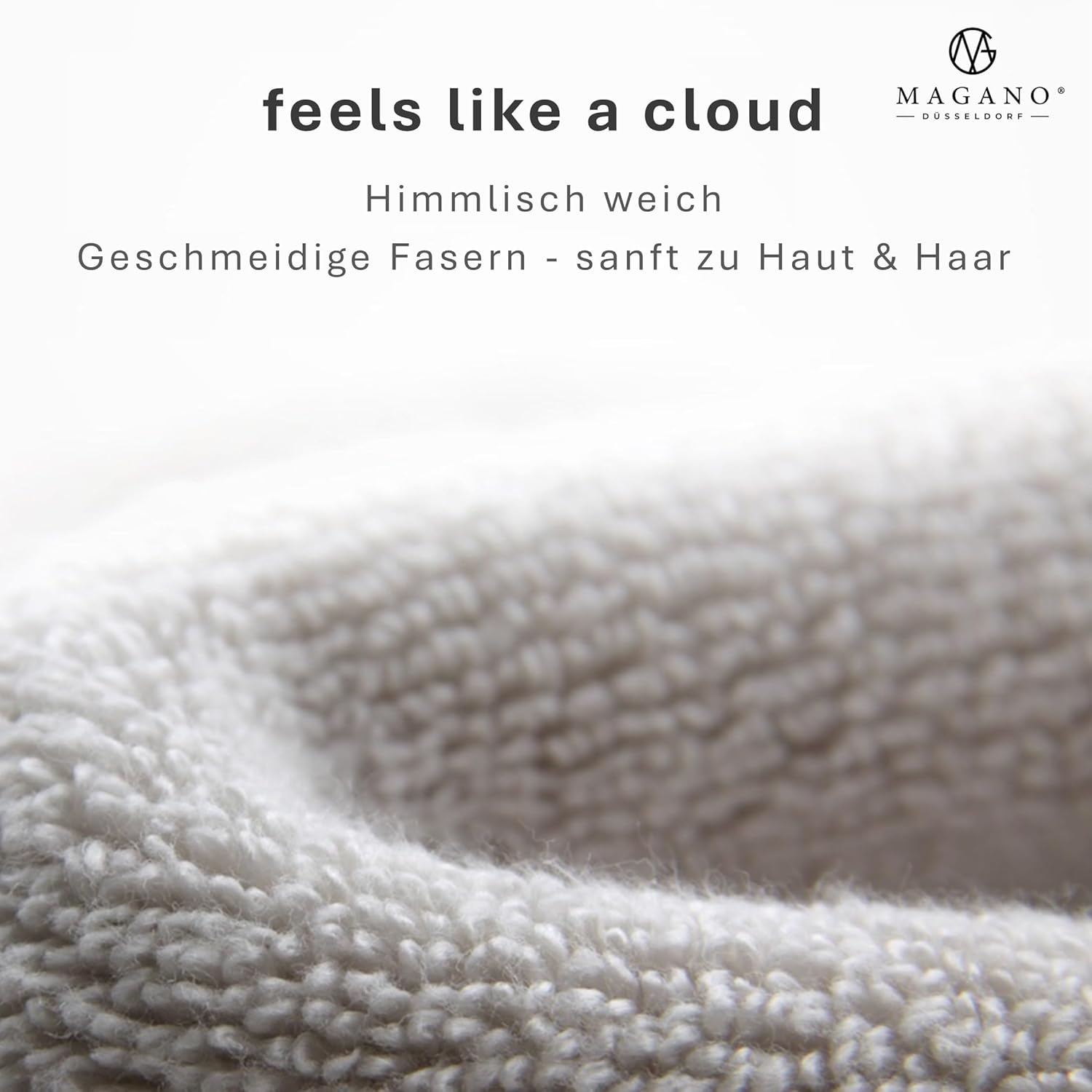 Luxus Duschhandtücher Bambus Baumwolle beige Weich