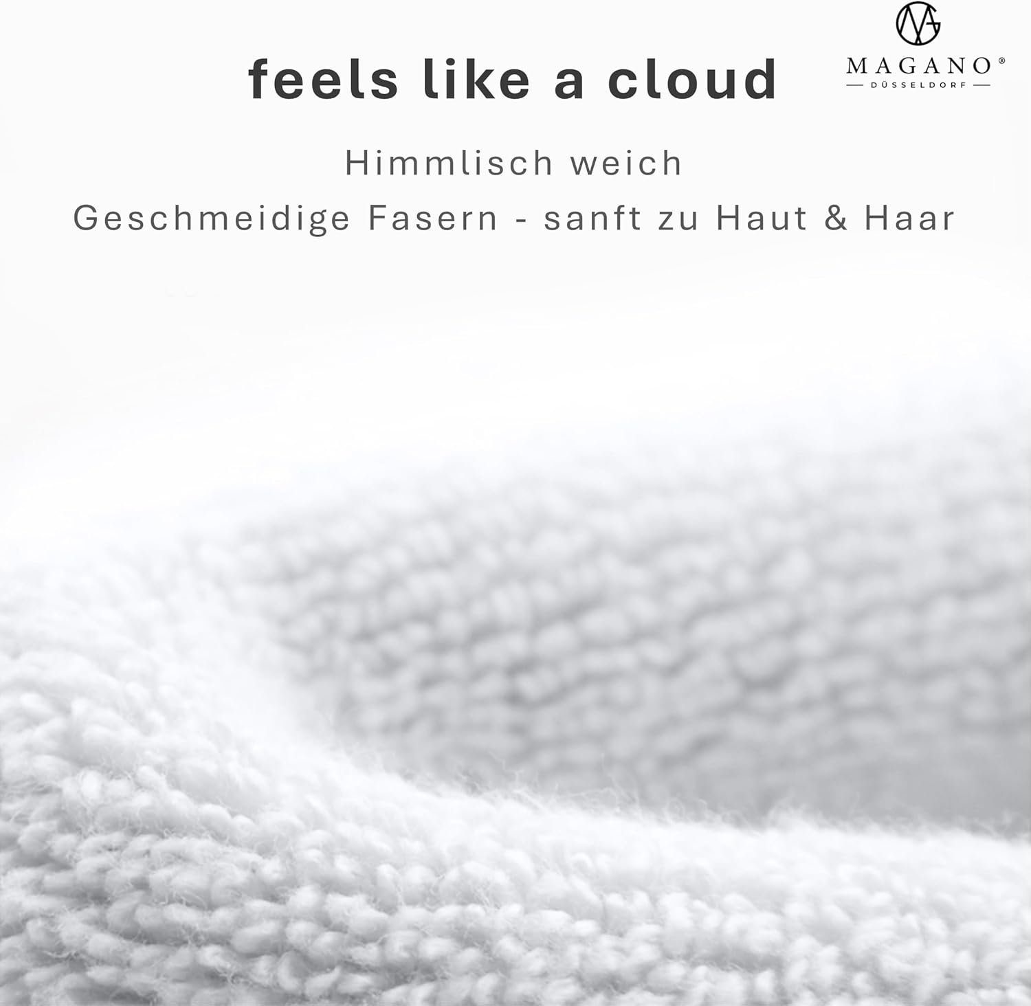 Luxus Duschhandtücher Bambus Baumwolle weiss Weich