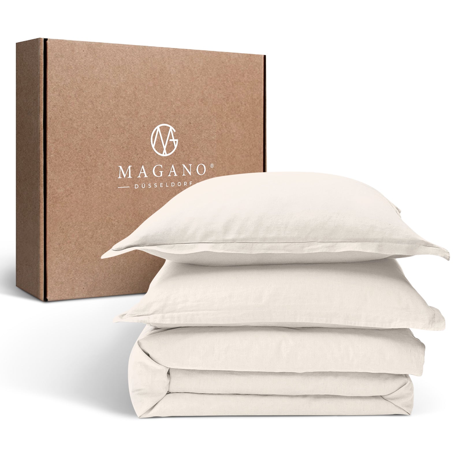 Premium Bettwäsche Mikrofaser Beige Hauptbild