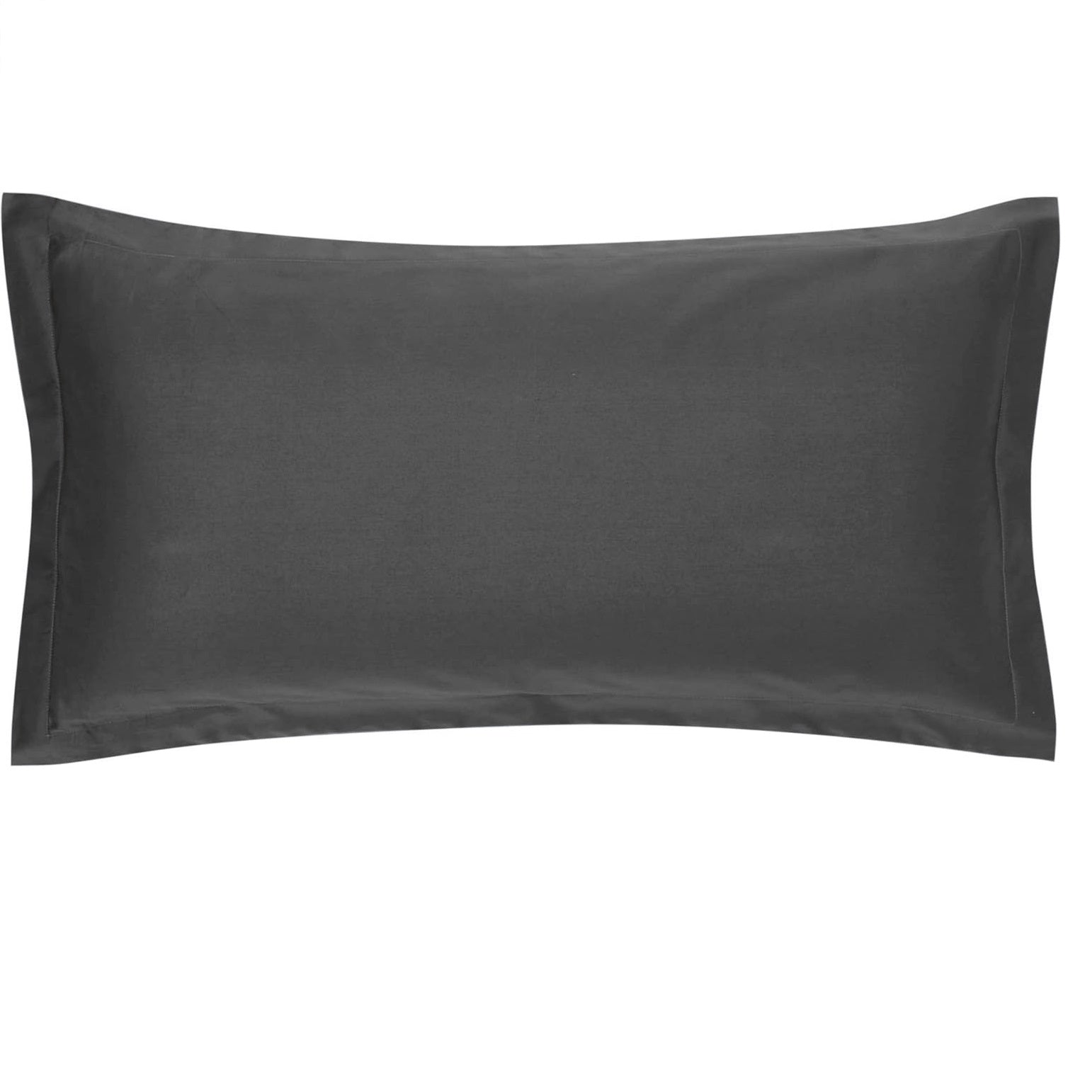 Premium Bettwäsche Mikrofaser Kopfkissenbezug 40x80 Grau