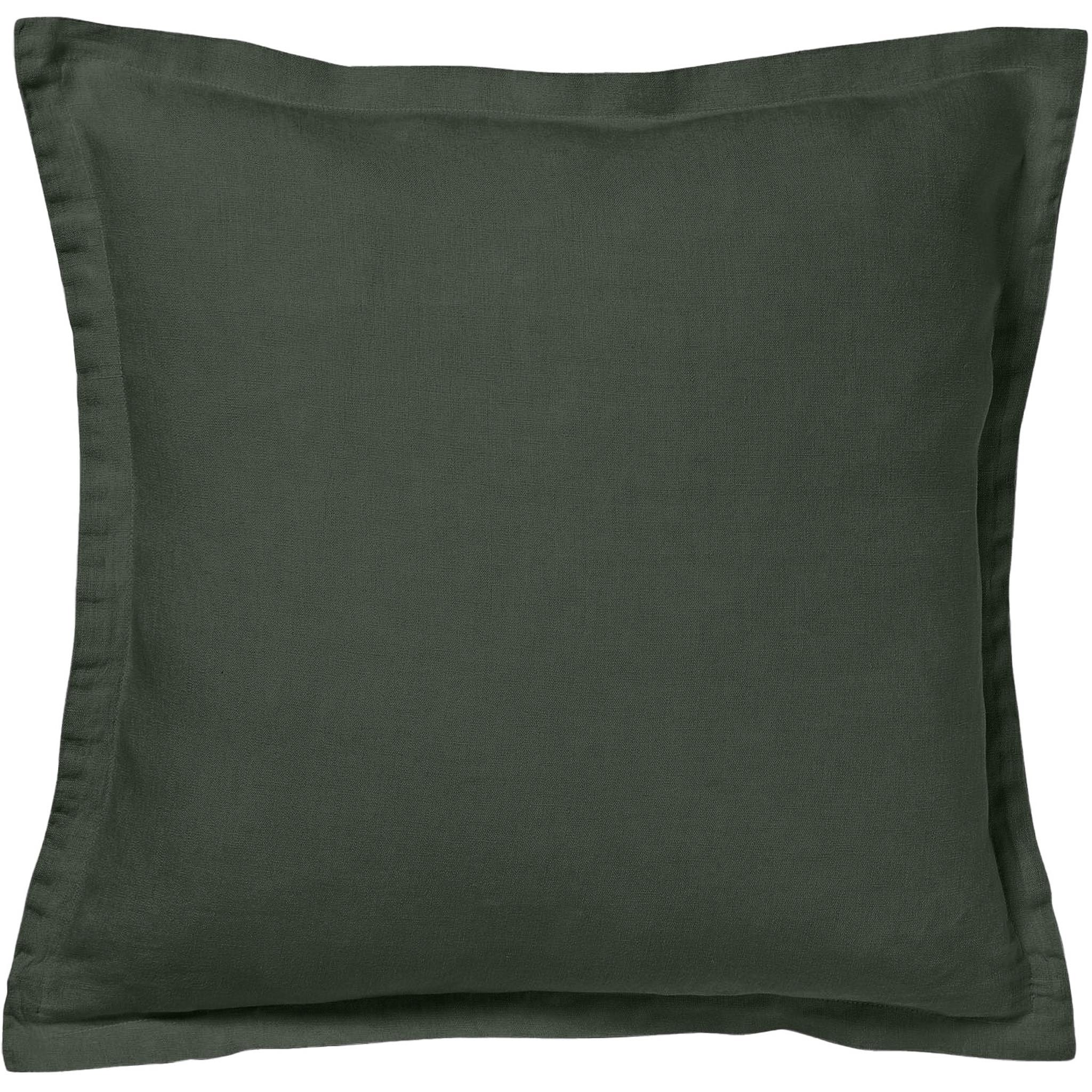 Premium Bettwäsche Mikrofaser Kopfkissenbezug 80x80 grün