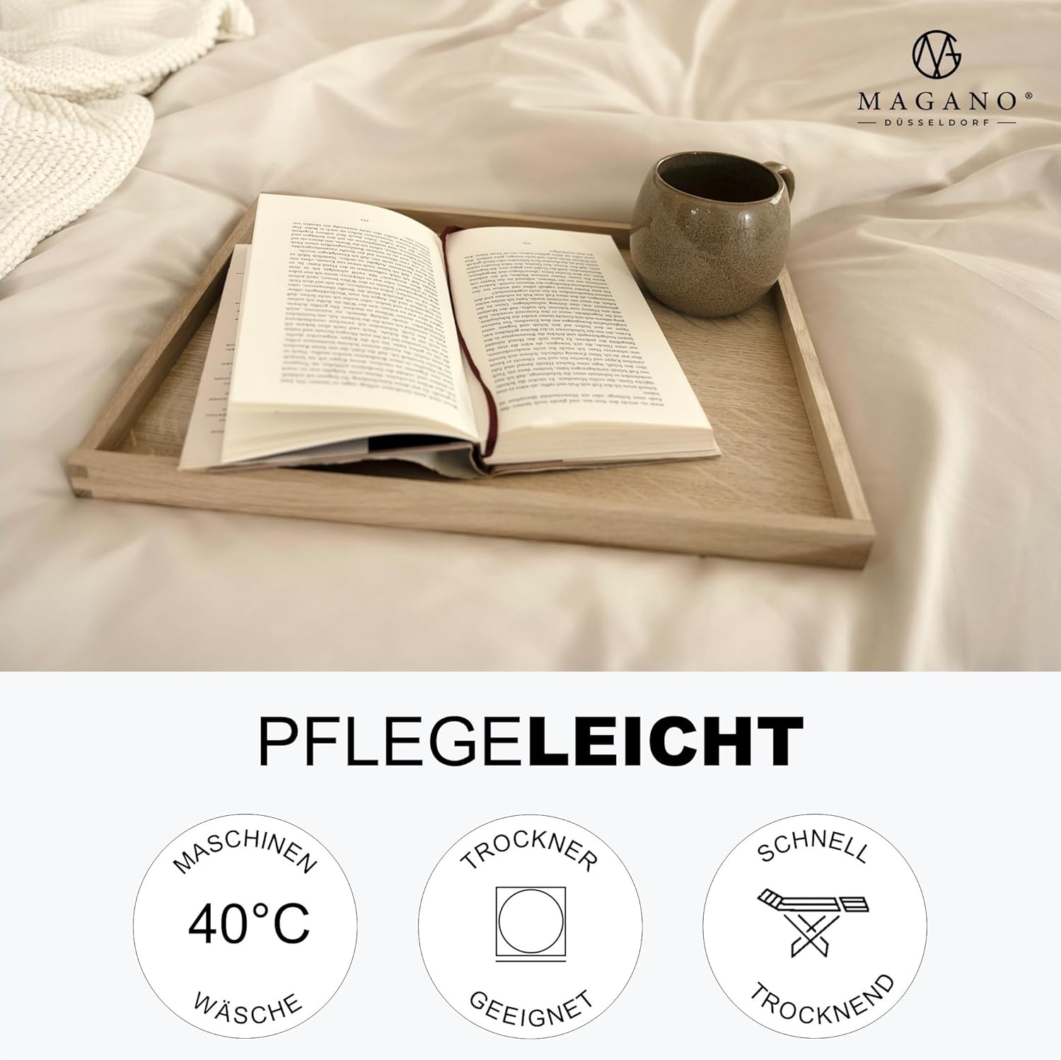 Premium Spannbettlaken Mikrofaser Beige pflegeleicht