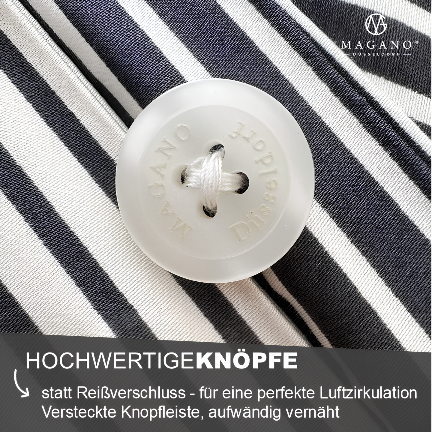 Luxus Wendebettwäsche | Streifendesign | Bambus & Baumwolle