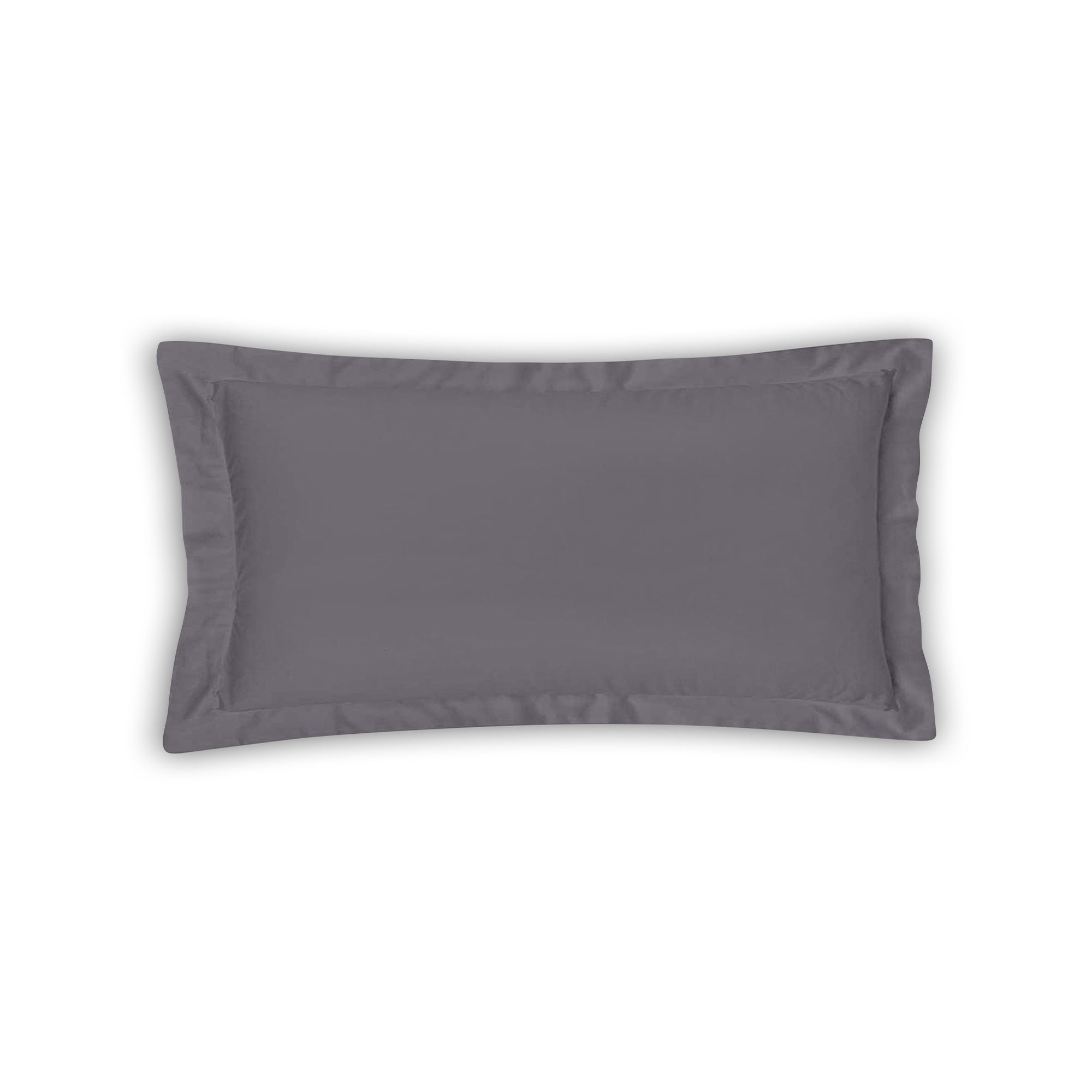 Luxus Bettwäsche Bambus Baumwolle Satin Kopfkissenbezug 40x80 grau